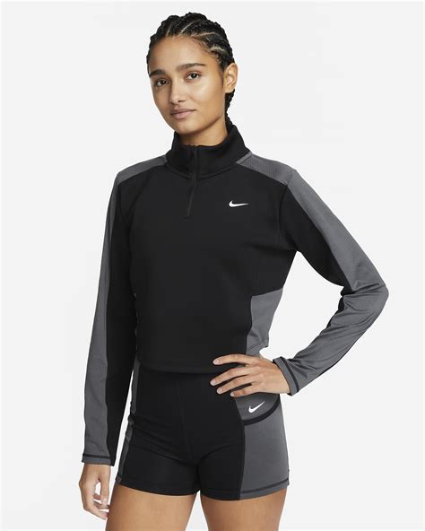 nike langarm trainingsoberteil für damen weiß